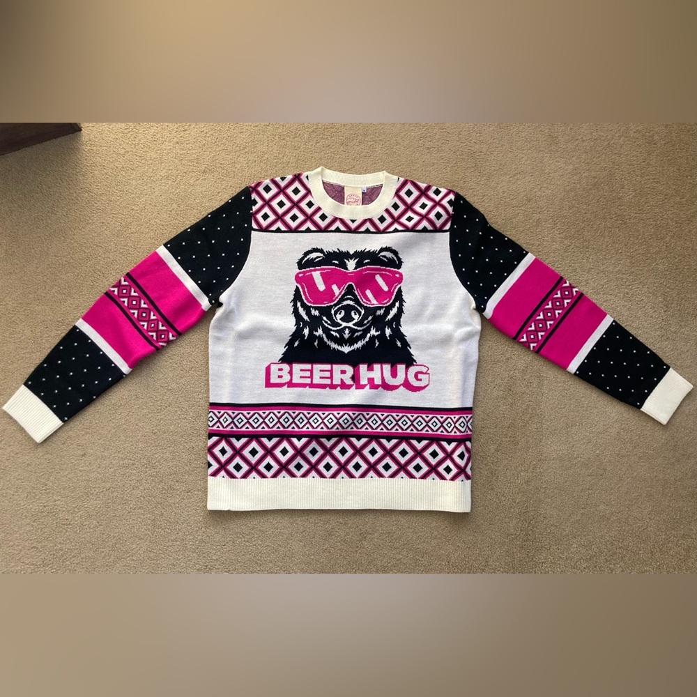 Unisex Beer Hug by Goose Island Ugly Sweater